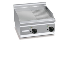 FRY TOP ELETTRICO MISTO TOP - SERIE 60 - Dim. 60x60x29h - BERTO'S E6FM6BP-2