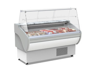 VETRINA FRIGO ORIZZONTALE REFRIGERATA POSITIVA VENTILATA GASTRONOMIA TN - JACOB 150 -Temp. +2°C/+5 °C - Dim. cm L153xP80xh126