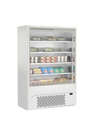 MURALES SD 14 W  ESPOSITORE MURALE VENTILATO CON PORTE BATTENTI – Temp. +0°C +4°C – Dim. cm L133,5xP64xH198,1