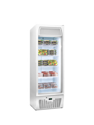 VETRINA FRIGO VERTICALE REFRIGERATA POSITIVA VENTILATA GASTRONOMIA TN - EXPO PT W -Temp. +2°C/+8 °C - Dim. cm L66,8xP68,5xh199