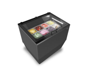 VETRINA GELATO STATICA - CREAMY G -  Temp. -25°C/-5°C - Dim. cm L85xP62,9xH87,2