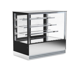 Vetrina espositiva CALDA 3 ripiani – DELUXE 123 HT – +30/+80°C | 120x74x130h