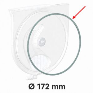 Guarnizione O-RING Portello tipo BRAVO Ø 172 mm Silicone