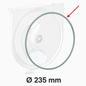Guarnizione O-RING Portello tipo BRAVO Ø 235 mm Silicone