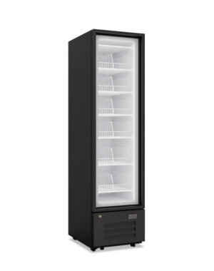 Vetrina verticale Freezer Congelatore Negativa Statica Porta in Vetro – KILA 46 – 213 litri – Temp. -23°C/-18°C – Dim. cm L46xP61xH180,5