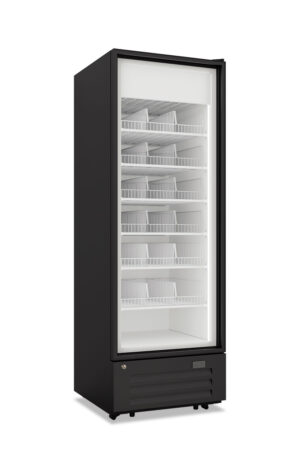 Vetrina verticale Freezer Congelatore Negativa Statica Porta in Vetro – KILA 68 – 482 litri – Temp. -23°C/-18°C – Dim. cm L68xP70xH200,5