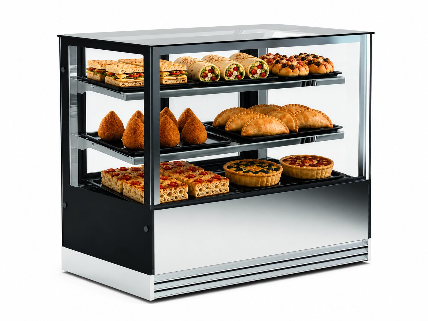 Vetrina espositiva CALDA - DELUXE 92 HT +30°C /+80°C | 90x74x120h