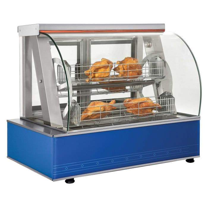 Girarrosto elettrico professionale Combisteel a 4 cestelli – Capacità 16/20 polli – 5,4 kW – 400 V – Dim. cm L94 x P59 x H79