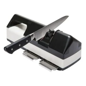 Affilacoltelli elettrico professionale Combisteel - 110 W - Dim. 32,2x11,2x13,3 cm