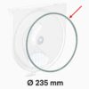 Guarnizione O-ring portello tipo Bravo Ø 235 mm in silicone