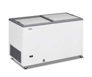Pozzetto frigo positivo statico con porta cieca scorrevole – Klimaitalia CLP 400 PSSL | 327 L | +2/+8 °C | L 128 × P 67 × H 82 cm