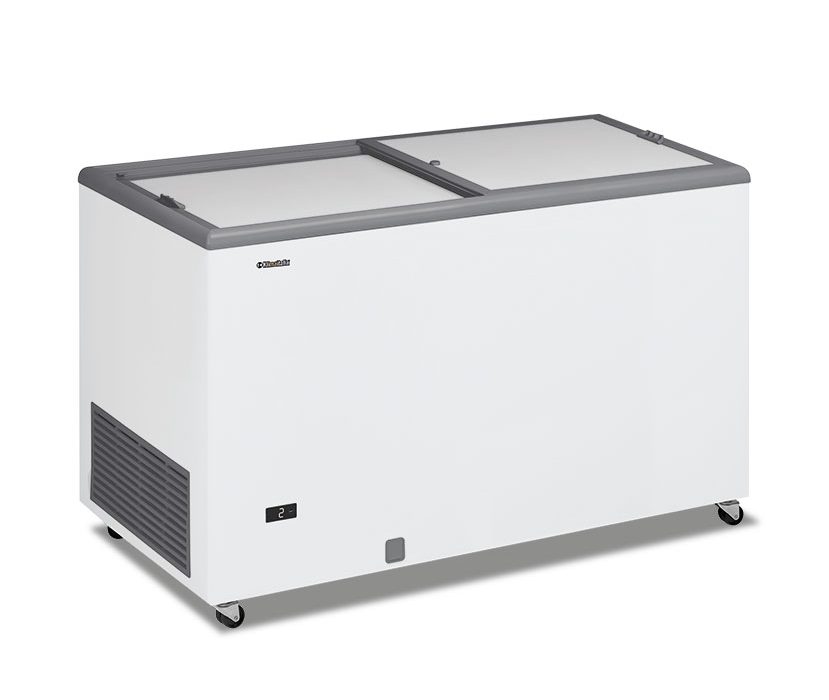 Pozzetto frigo positivo statico con porta cieca scorrevole – Klimaitalia CLP 400 PSSL | 327 L | +2/+8 °C | L 128 × P 67 × H 82 cm