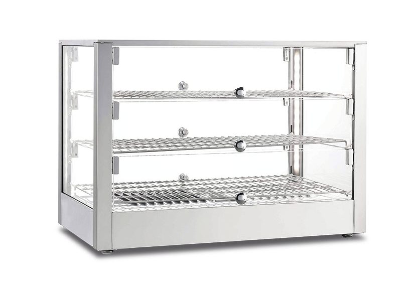 Vetrina riscaldata da banco CRH 70.3 – +30°C/+90°C – L70×P40×H49,8 cm - immagine 1