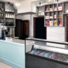 Vetrina orizzontale gelateria statica 9 gusti gelato con riserva - MIRABELLA H9G -20°/-5°C | 165,5×67,7x119h