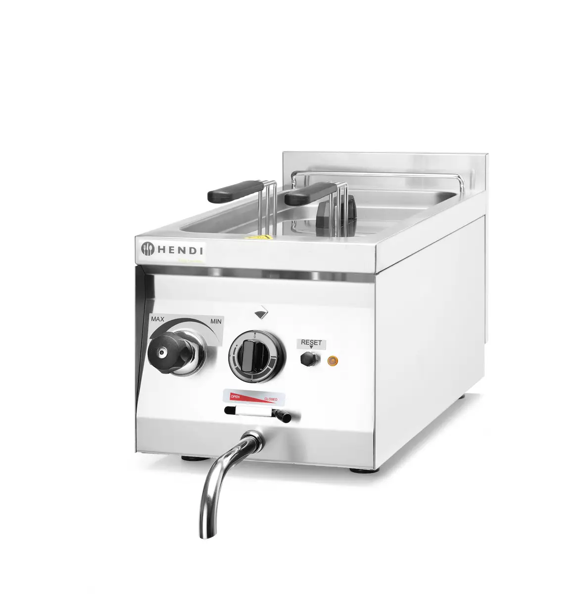 cuocipasta elettrico da banco Hendi 238899 - 10 l con 2 cestelli - vista frontale