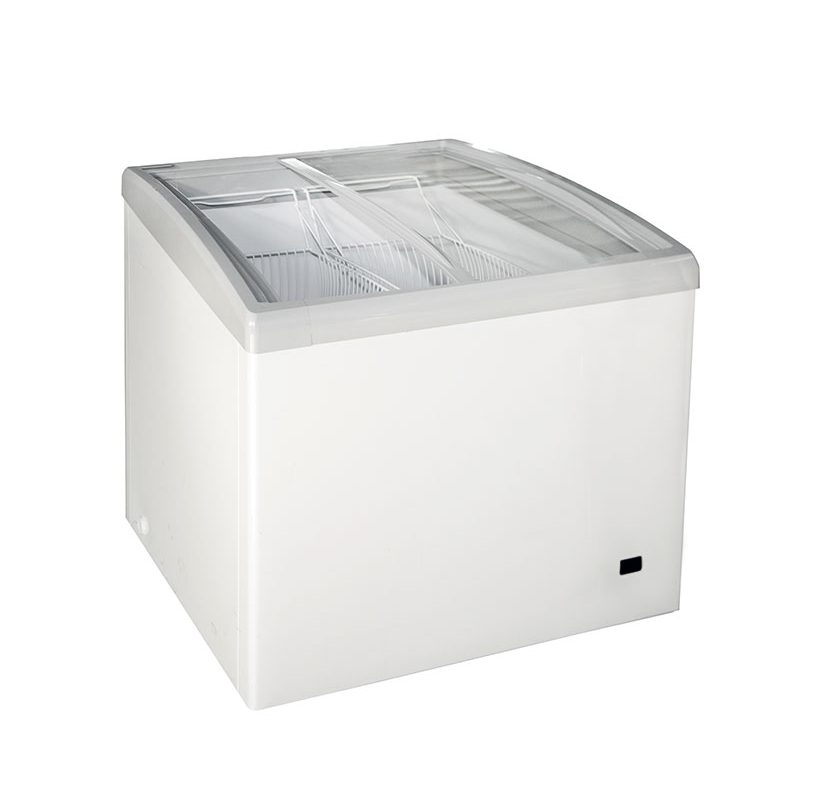 Congelatore a pozzetto statico con illuminazione interna – Klimaitalia FR 268 SLL | -24/-12 °C | L 98 × P 65 × H 83 cm