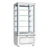 VETRINA VERTICALE PASTICCERIA VENTILATA POSITIVA 4 LATI VETRO – Temp. +2°C/+10°C Dim. 80,5x64,5x184 cm