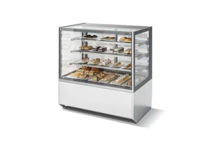 VETRINA FRIGO REFRIGERATA POSITIVA VENTILATA PASTICCERIA – ISA METRO ST 130 – Temp. -1°C/+5°C – Dim. cm. L130xP83xh135