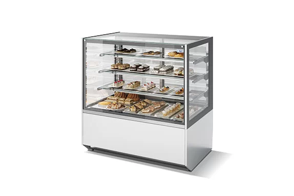 VETRINA FRIGO REFRIGERATA POSITIVA VENTILATA PASTICCERIA – ISA METRO ST 150 – Temp. -1°C/+5°C – Dim. cm. L150xP83xh135