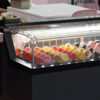 Vetrina orizzontale gelateria statica per gelato mantecato, su stecco e pasticceria FLAT 6 WHITE/GLITTER -25°/ +10°C | 119 x 67,7 x 94,4