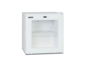 VETRINA MINI FRIGO BIBITE DA BANCO POSITIVO STATICO – CL 46 FL WHT – TN 46 LITRI – Temp. +2 °C/+10 °C – Dim. cm L47,5xP43,5xh52
