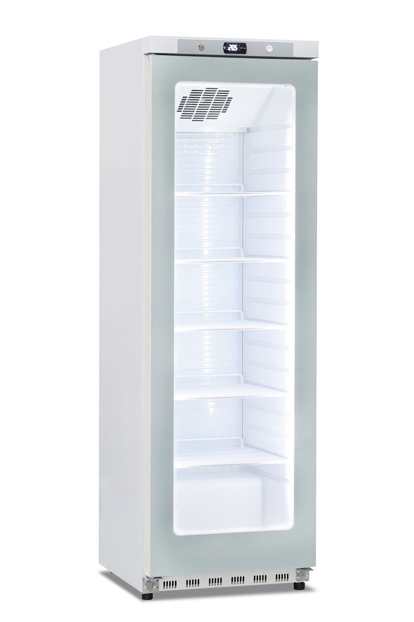 Armadio frigo Klimaitalia GN 400 G TN con 1 porta in vetro