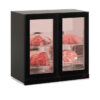Frigo vetrina pensile per carne WALL MEAT 200 BLK – -2°C/+10°C – L90×P56,5×H85,2 cm