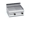Fry top elettrico con piastra mista da banco | Berto’s E7FM8BP-2 | L800xP714xH290 mm | 9,6 kW