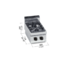 Berto’s G7F2BP – immagine con le misure