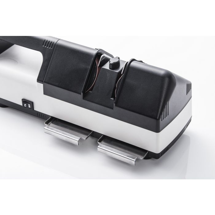 Affilacoltelli elettrico professionale Combisteel - 110 W - Dim. 32,2x11,2x13,3 cm