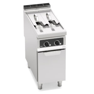 Friggitrice elettrica 7+7 litri su vano Bflex | Berto’s E9F7+7-4M-BF | L400xP900xH900 mm | 16 kW
