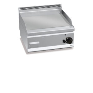 Fry top a gas con piastra liscia da banco | Berto’s G6FL6B | L600xP600xH290 mm | 8 kW