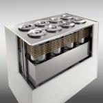 Pozzetto Gelato Orion 6 Carapine con Riserva Motore a Bordo | Banco Glicole