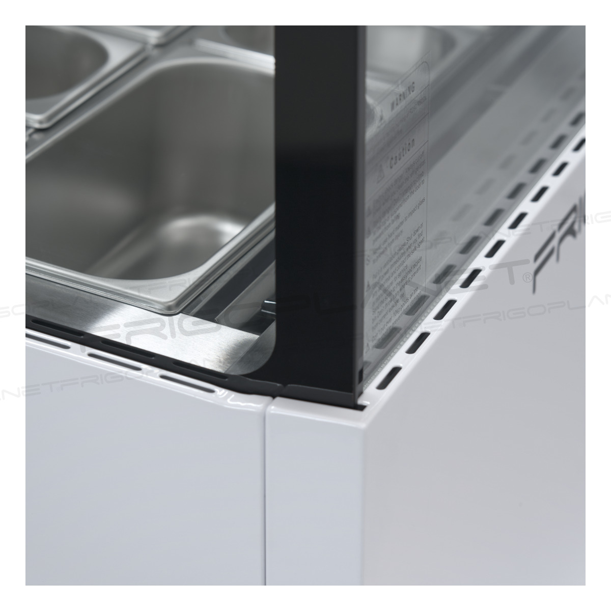 Vetrina gelateria ventilata 13 gusti gelato 5L – Pelican 1300q – Temp. -12°C/-22°C – Dim. 176,4×85x130h Cm
