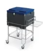 CARRELLO PER CONTENITORE ISOTERMICO - IFI COOLBOX PANS - Dim. cm L 58,1 x P 66,6 x 76 H