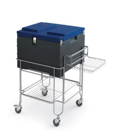CARRELLO PER CONTENITORE ISOTERMICO - IFI COOLBOX PANS - Dim. cm L 58,1 x P 66,6 x 76 H
