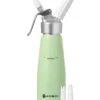 sifone per panna Hendi 975879 - 0,5 l in alluminio verde pastello - prodotto e accessori