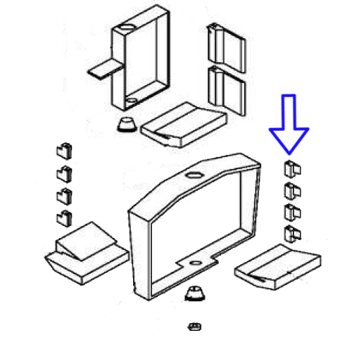 Raschiatore sinistro tipo Staff Ice System – dettaglio 1