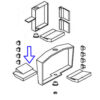 Raschiatore fondo vasca tipo Staff Ice System – dettaglio 1