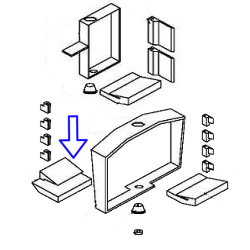 Raschiatore fondo vasca tipo Staff Ice System – dettaglio 1