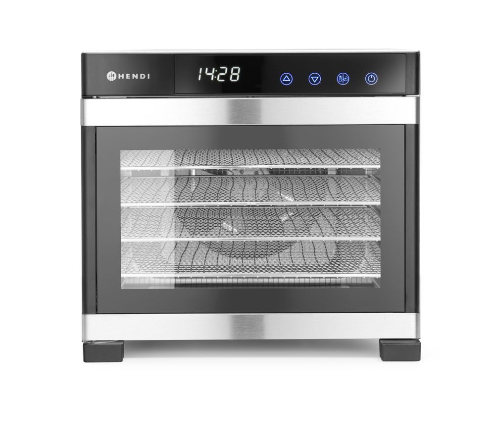 Essiccatore Hendi 229033 - 6 teglie in acciaio inox - 342 × 485 × 309 mm
