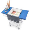CARRELLO PER CONTENITORE ISOTERMICO - IFI COOLBOX PANS - Dim. cm L 58,1 x P 66,6 x 76 H