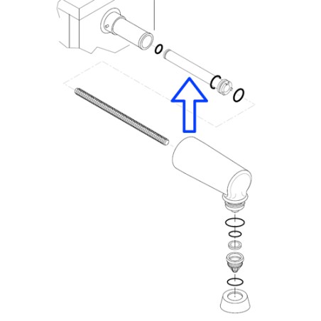 Tubo tessurizzatore tipo Carpigiani Ecowip - immagine aggiuntiva 1