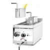 cuocipasta elettrico da banco Hendi 238899 - 10 l con 2 cestelli - estrazione dei cestelli
