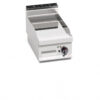Fry top elettrico con piastra liscia compound da banco | Berto’s E7FL4BP/CPD | L400xP714xH290 mm | 4,8 kW