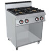 Cucina a gas 4 fuochi su vano aperto | Offcar M7CBG04 | L 800 × P 730 × H 900 mm | 24 kW