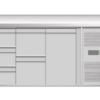 Tavolo frigo ventilato Amitek AK3104-13TN | 5 cassetti | -2/+8 °C | L179,5xP70xL85 cm