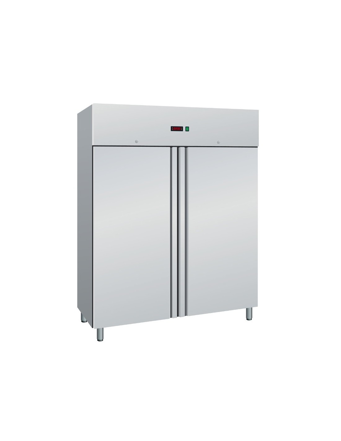 Armadio frigo positivo ventilato – Amitek AK1414TN – 2 porte – 1333 L – +2/+8 °C – L148xP83xL201 cm - immagine 1