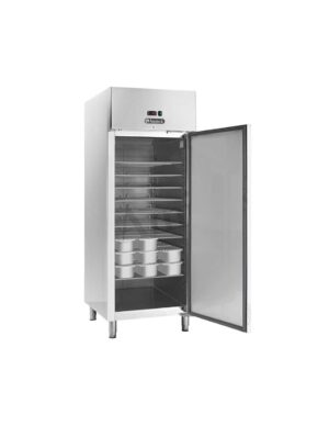 Conservatore negativo Amitek AKG804BT per gelateria e pasticceria con porta aperta