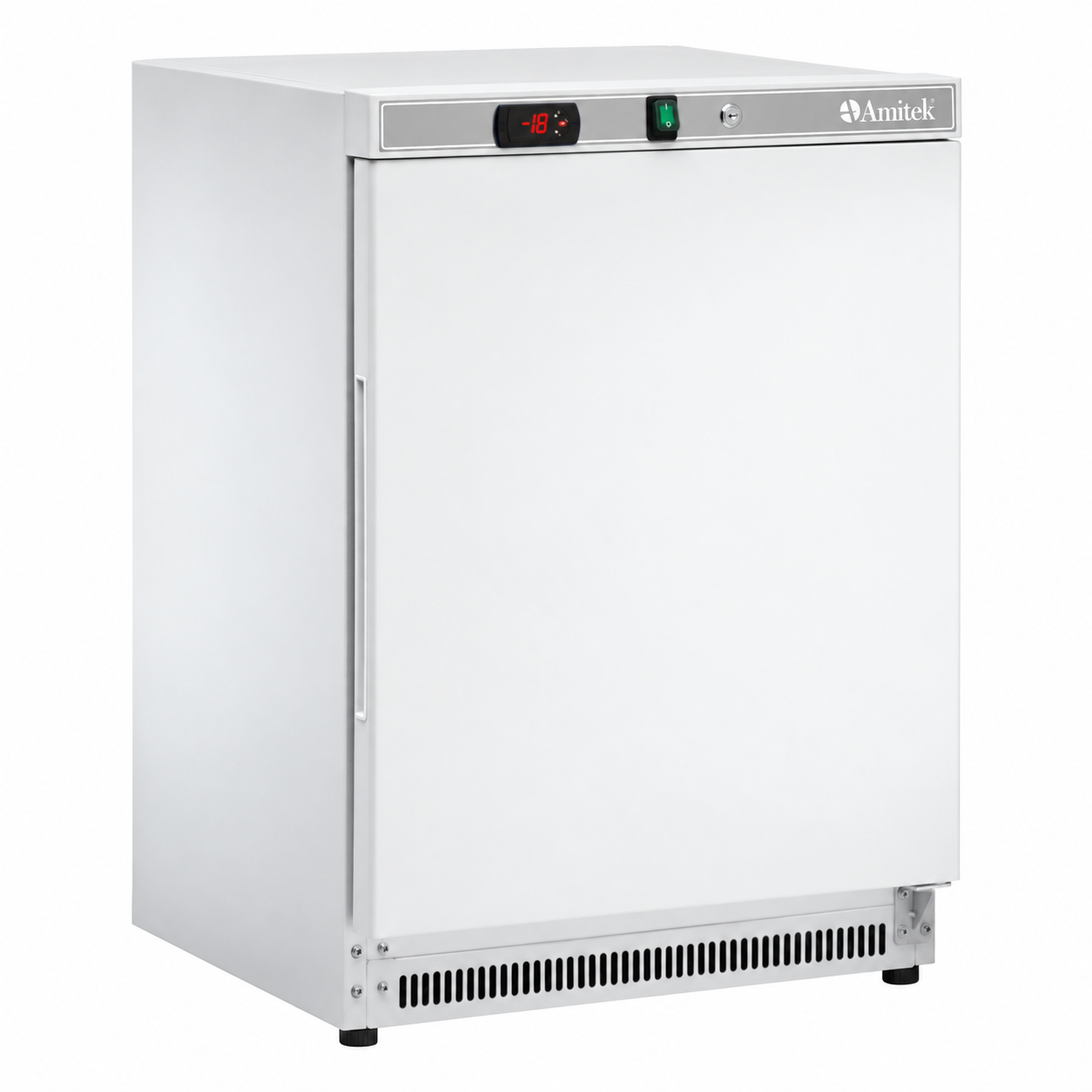 Armadio freezer statico Amitek AKM200F | 140 L | < -18 °C | L60xP58,5xL85 cm
